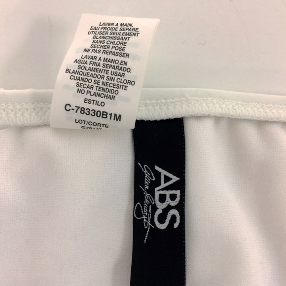 ABS by Allen Schwartz White Bikini Bottom - Picture 5 of 8